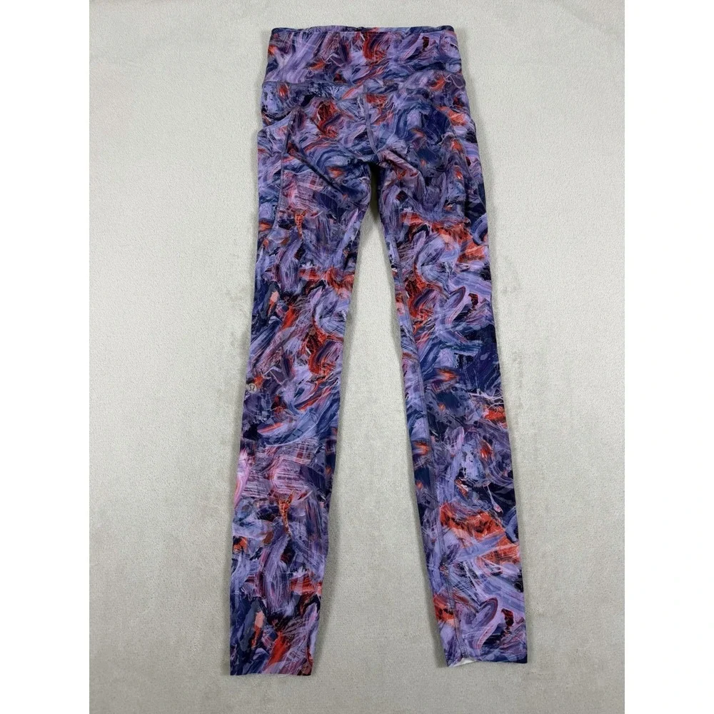 Lululemon Fast And Free High-Rise Tight 28' In Abstract Brushstroke Size 4